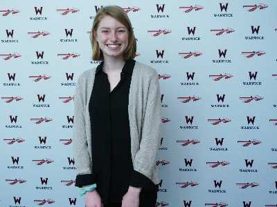 Warwick student poses for a photo.